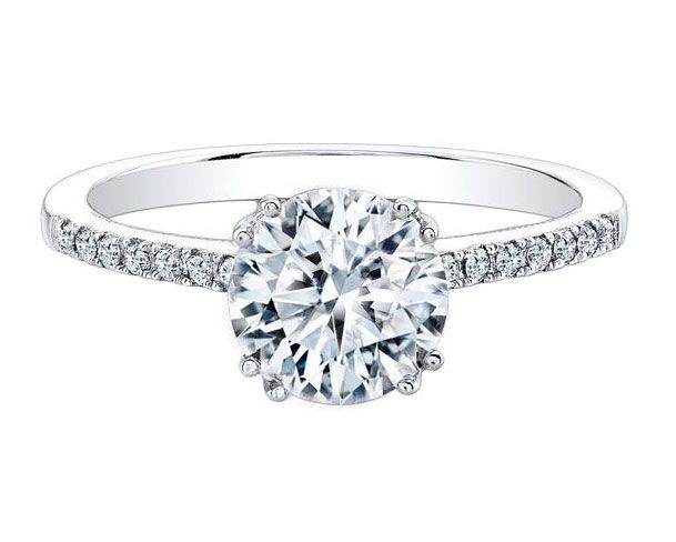 2.61 CT ROUND CUT DIAMOND SOLITAIRE ENGAGEMENT RING G S13
